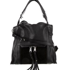 Sandro black leather bag